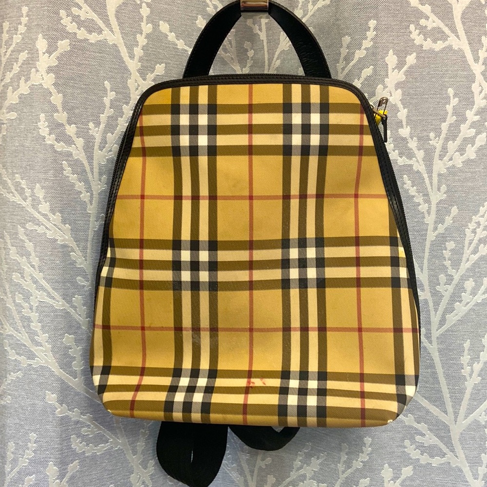 Burberry Vintage Iconic Print Backpack